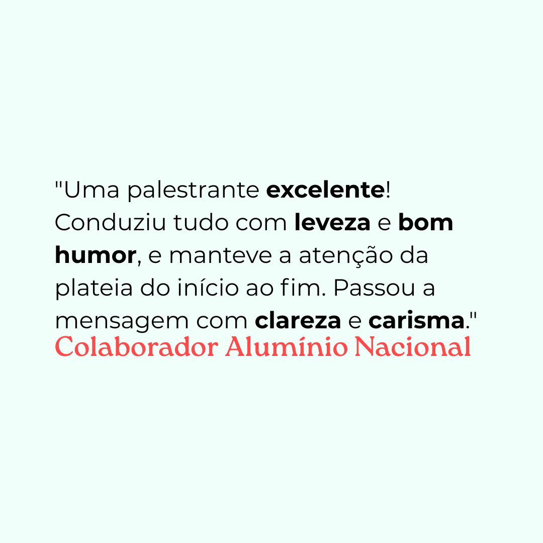 Depoimento colaborador Alumínio Nacional